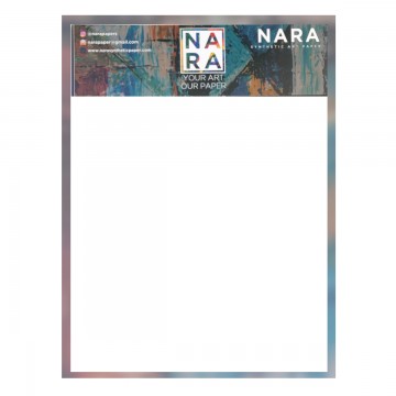 Nara papir, 22,8 x 30,4 cm, hvid, 10 stk.